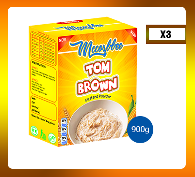 100%x280Mccozbbee Tombrown 900g custard powder (X 3 Packs) deal